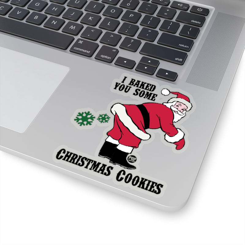Load image into Gallery viewer, Santa Baked Xmas Cookies Fart Sticker
