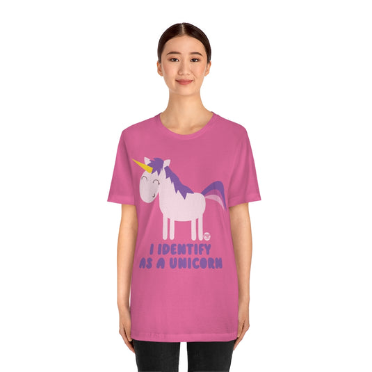 Identify As A Unicorn Unisex Tee