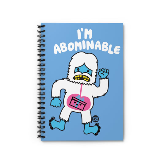 I'm Abominable Snowman Notebook