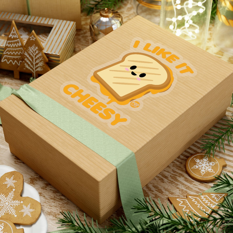 Load image into Gallery viewer, I Like It Cheesy Grilled Cheese Sticker
