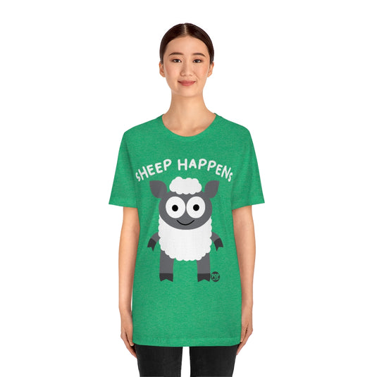 Sheep Happens Sheep Unisex Tee