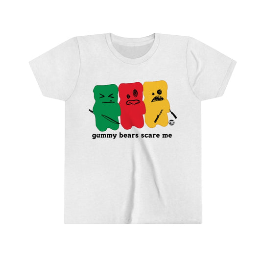 Gummy Bears Scare Me Youth Short Sleeve Tee