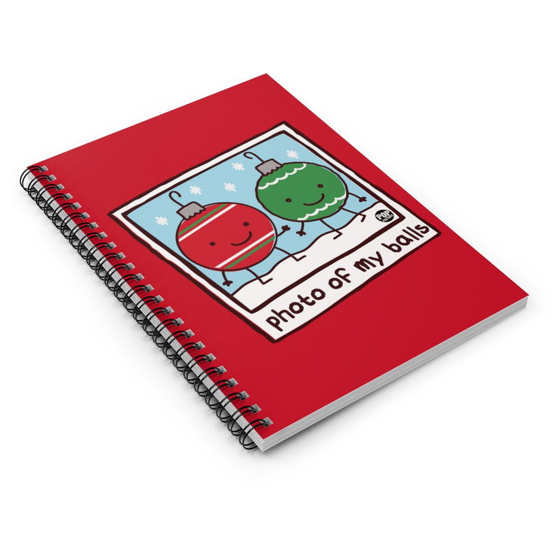 Load image into Gallery viewer, Photo Of My Balls Xmas Notebook
