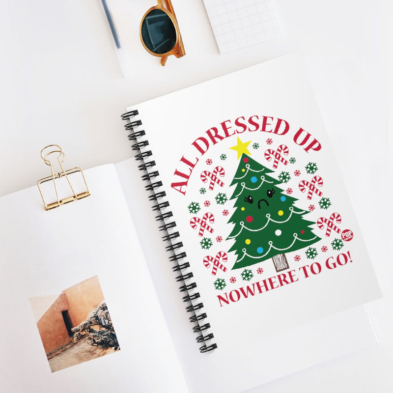 Load image into Gallery viewer, All Dressed Up Xmas Tree Notebook

