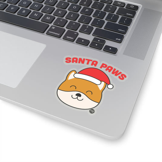 Santa Paws Dog Sticker