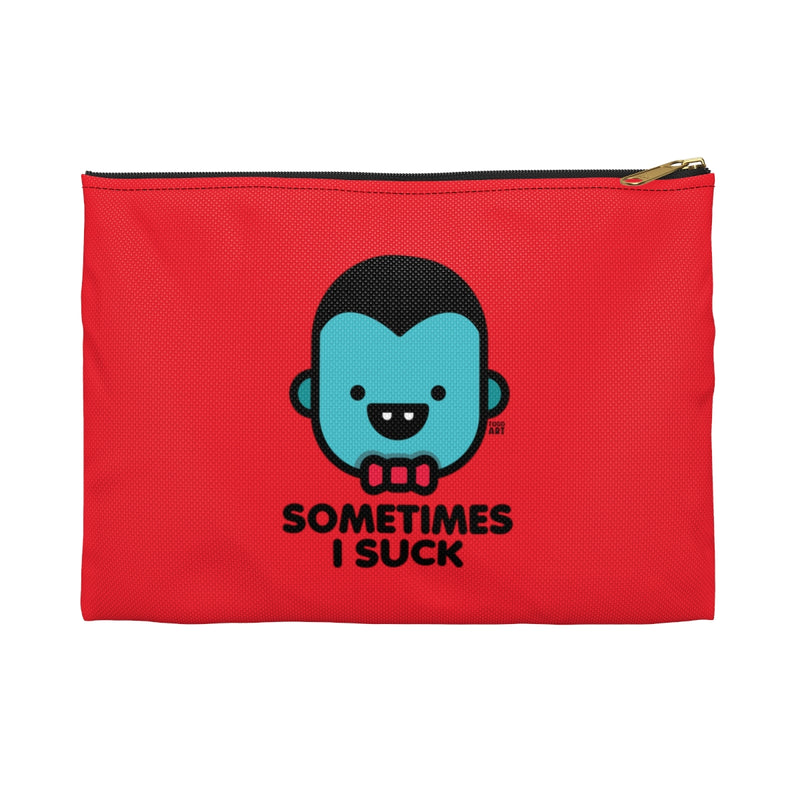 Load image into Gallery viewer, Sometimes I Suck Vampire Zip Pouch
