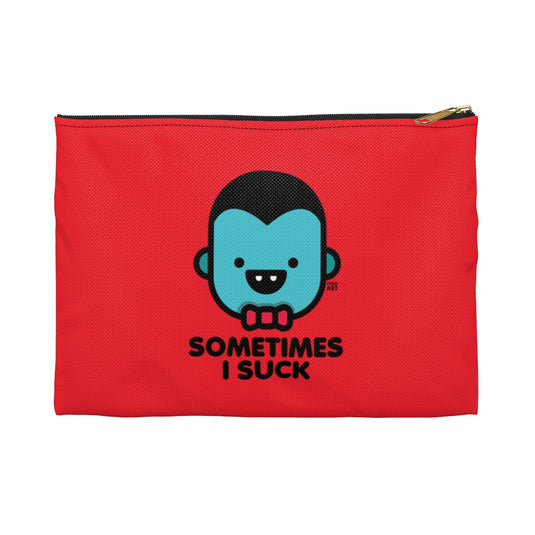 Sometimes I Suck Vampire Zip Pouch