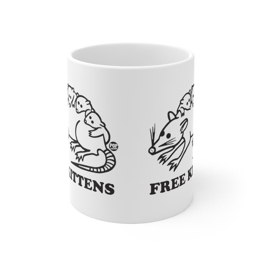 Free Kittens Possum Mug