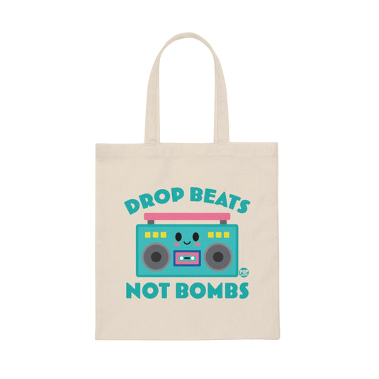 Drop Beats Not Bombs Tote