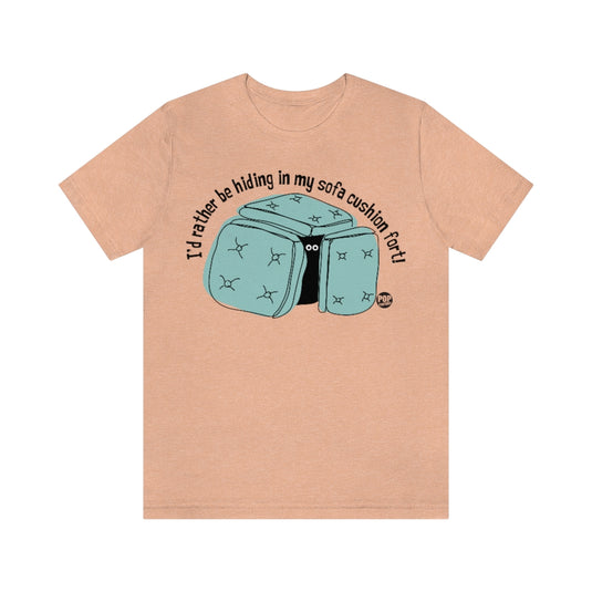 Sofa Cushion Fort Unisex Tee