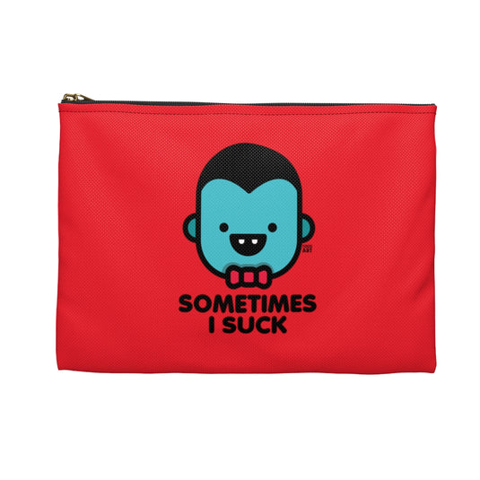 Sometimes I Suck Vampire Zip Pouch