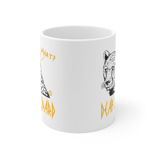 Deaf Leopard Realistic Mug