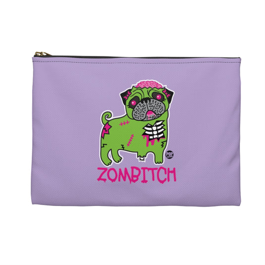 Zombitch Pug Zip Pouch