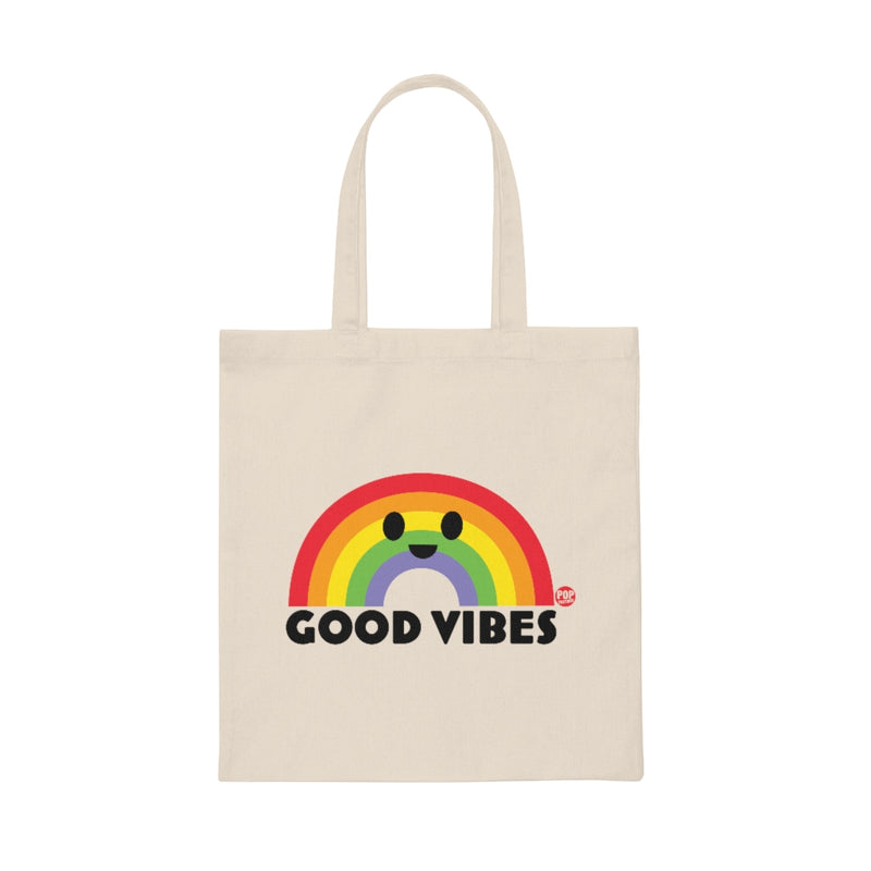 Load image into Gallery viewer, Good Vibes Rainbow Tote
