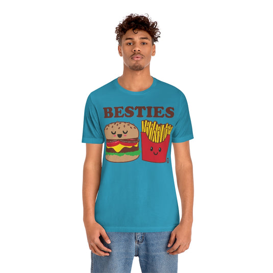 Besties Burger And Fry Unisex Tee