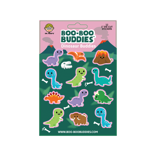 DINOSAUR BUDDIES STICKER SHEET