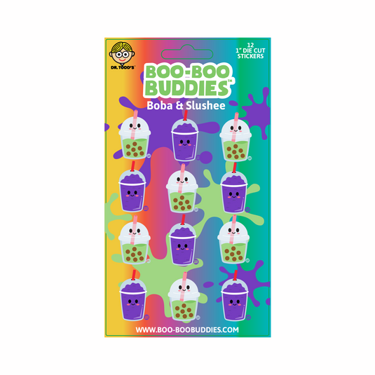 Boba Tea and Slusee Sticker Sheet
