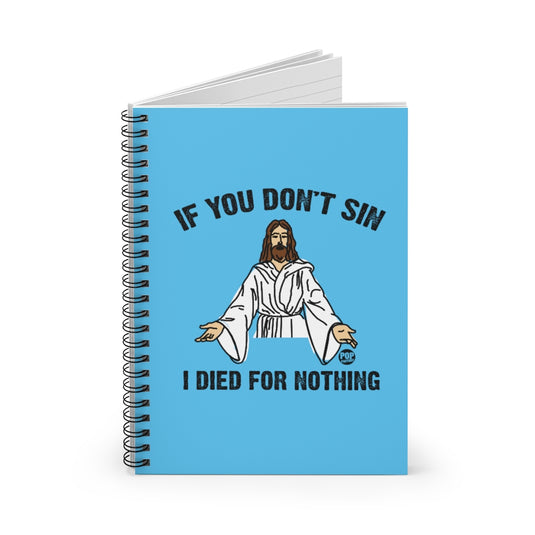Jesus Sin Notebook