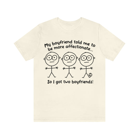 Two Boyfriends Boy Unisex Tee