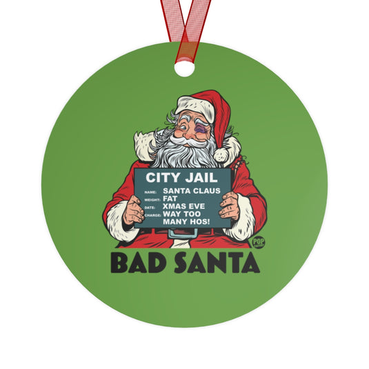 Bad Santa Ornament