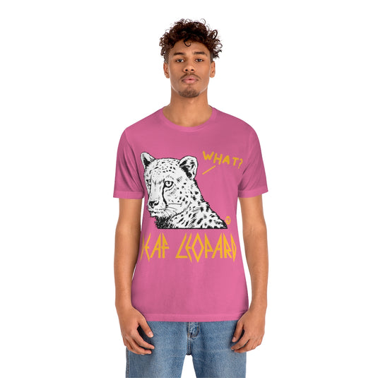 Deaf Leopard Realistic Unisex Tee