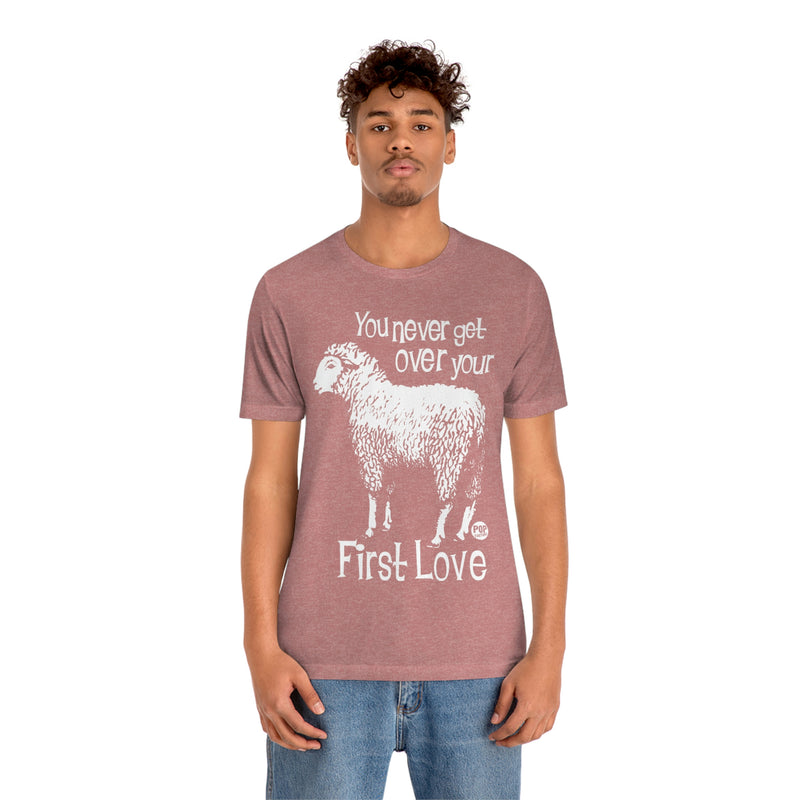 Load image into Gallery viewer, Never Get Over First Love Sheep Unisex Tee
