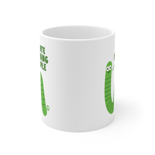 I Hate Morning People Worm Mug