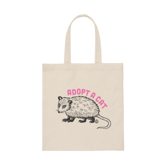 Adopt A Cat Possum Tote