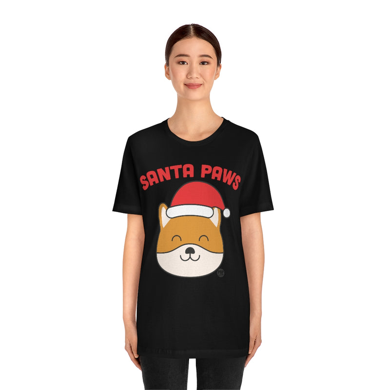 Load image into Gallery viewer, Santa Paws Dog Unisex Tee
