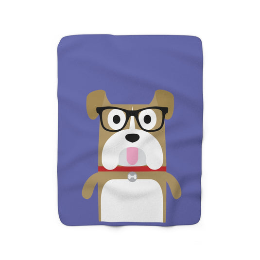 Bow Wow Meow Bulldog Blanket