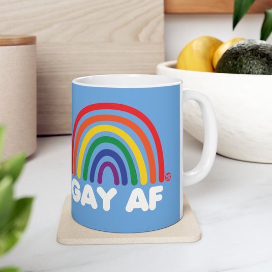 Gay AF Rainbow Mug