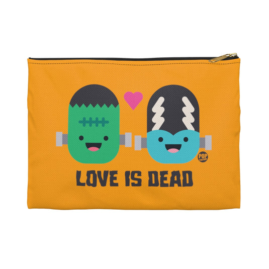 Love Is Dead Frankenstein Zip Pouch