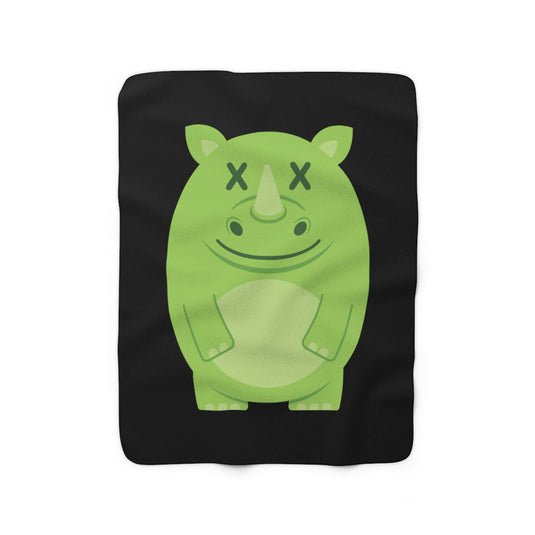 Deadimals Rhino Blanket