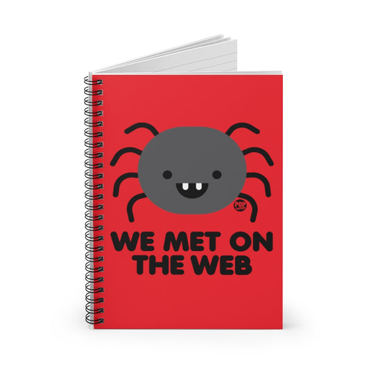 We Met On Web Spider Notebook