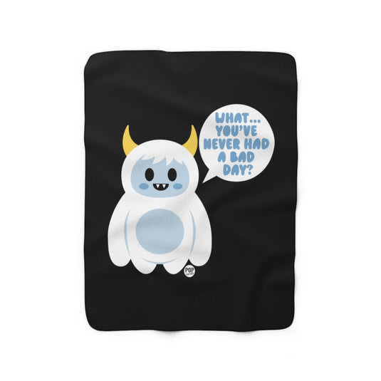 Bad Day Abominable Snowman Blanket
