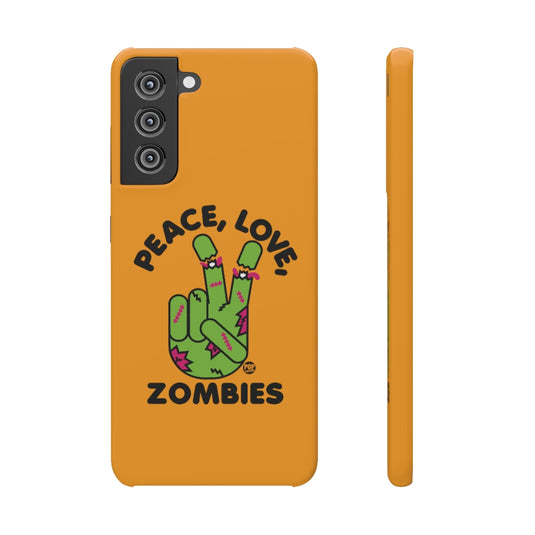 Peace Love Zombies Phone Case