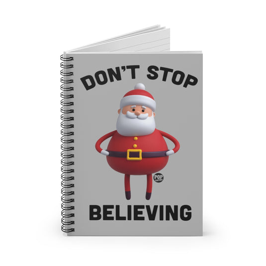 Don't Stop Believing Santa Toy Notebook