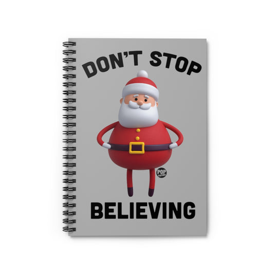 Don't Stop Believing Santa Toy Notebook