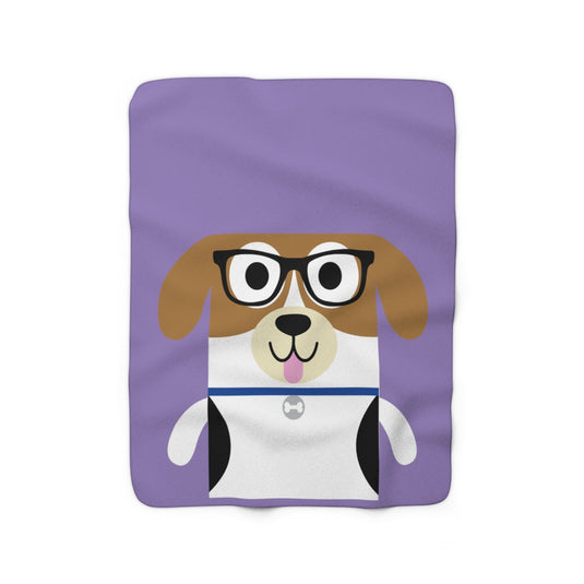 Bow Wow Meow Beagle Blanket