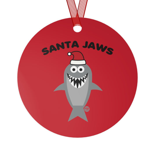 Santa Jaws Shark Ornament