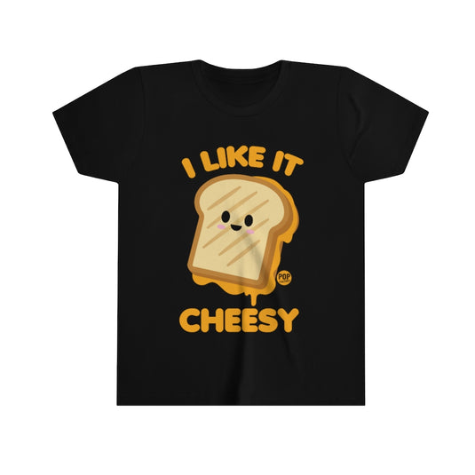 I Like It Cheesy Grilled Cheese Youth Short Sleeve Tee