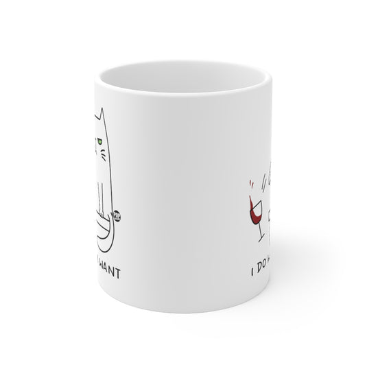 I Do What I Want Cat Mug