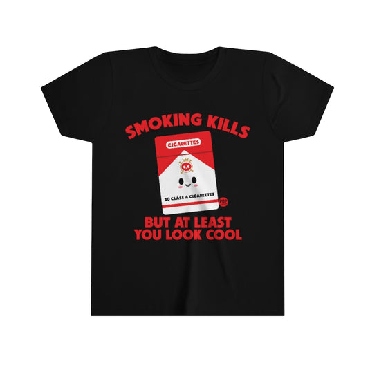 Smoking Kills Cigarettes Youth Short Sleeve Tee