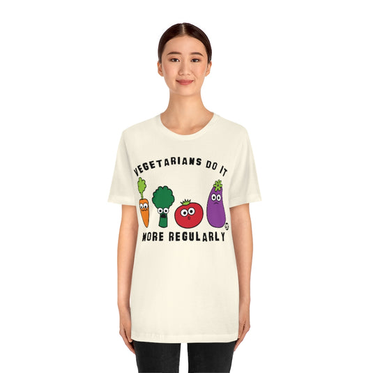 Vegetarians Do More Regular Unisex Tee