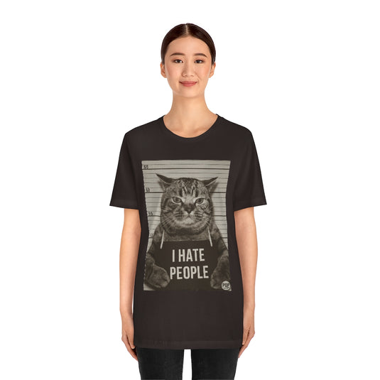 I Hate People Cat Unisex Tee