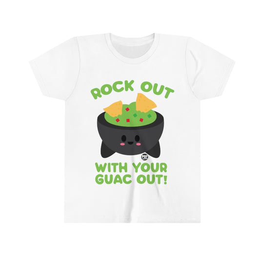 Rock Out With Guac Out Youth Short Sleeve Tee