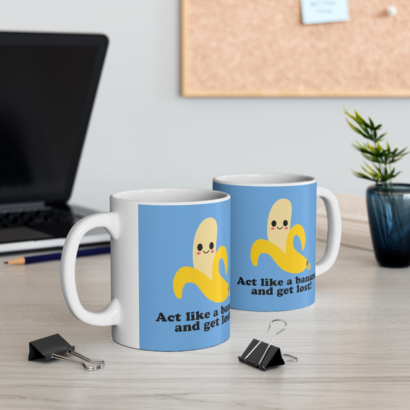 Load image into Gallery viewer, Get Lost Banana Mug
