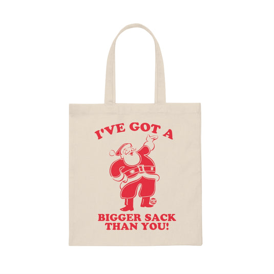Santa Bigger Sack Than You Tote