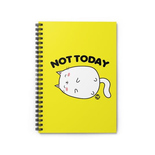 Not Today Cat Notebook