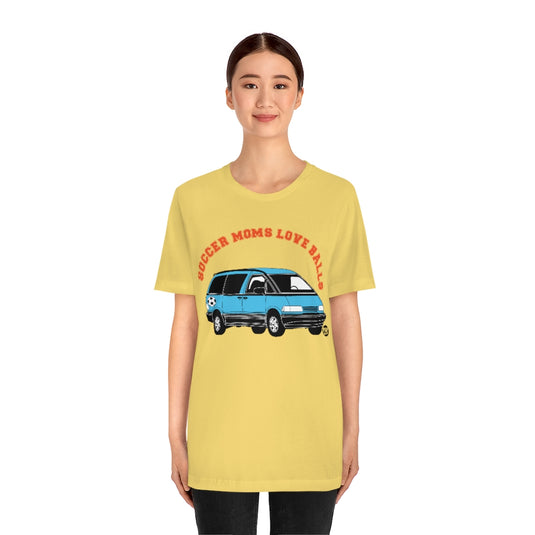 Soccer Moms Love Balls Unisex Tee